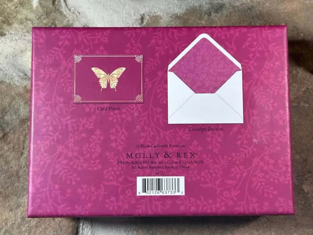 N/A gold embossed